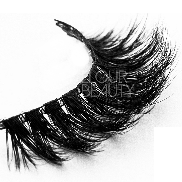 Top quality 3d mink strip lashes wholesale ED05